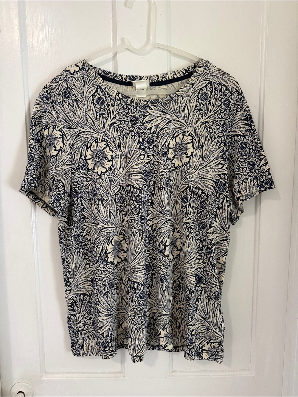 H&M Floral Short Sleeve Top